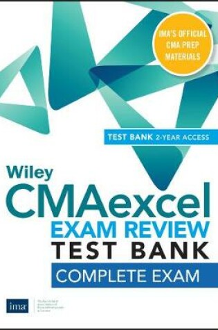 Cover of Wiley CMAexcel Learning System Exam Review 2020 Test Bank