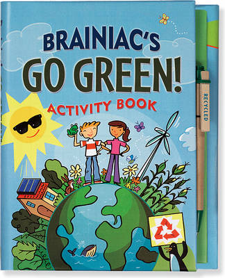 Book cover for Brainiac's Go Green! Activity Book