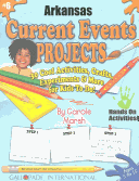 Book cover for Arkansas Current Events Projects - 30 Cool Activities, Crafts, Experiments & Mor