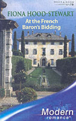 Book cover for At the French Baron's Bidding