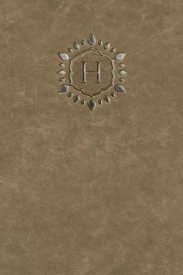 Cover of Monogram "h" Any Day Planner Journal