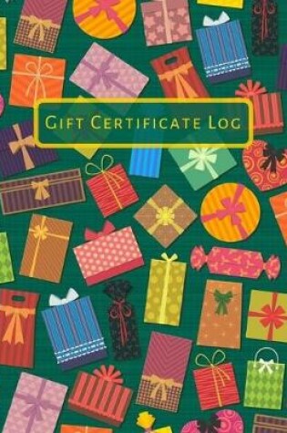 Cover of Gift Certificate Log