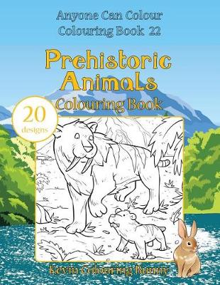 Book cover for Prehistoric Animals Colouring Book
