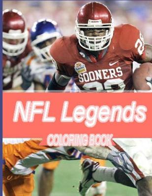 Book cover for NFL Legends Coloring Book