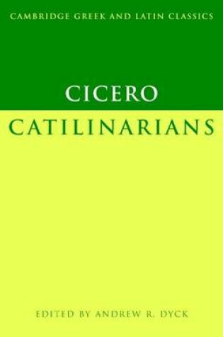 Cover of Cicero: Catilinarians