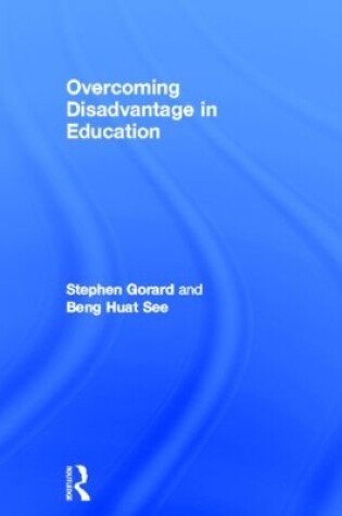 Cover of Overcoming Disadvantage in Education