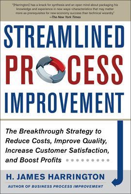 Book cover for Streamlined Process Improvement