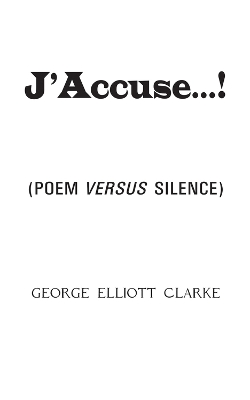 Book cover for J'Accuse...!