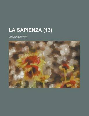 Book cover for La Sapienza (13)