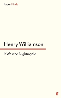 Cover of It Was the Nightingale