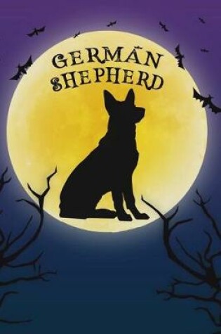 Cover of German Shepherd Notebook Halloween Journal