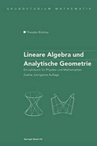 Cover of Lineare Algebra und Analytische Geometrie