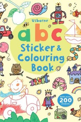 Cover of ABC Sticker and Colouring book