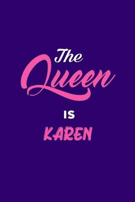 Book cover for The Queen is Karen, Little Women