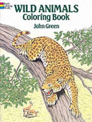 Book cover for Wild Animals Colouring Book
