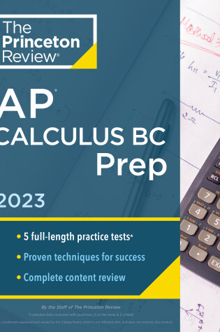 Cover of Princeton Review AP Calculus BC Prep, 2023