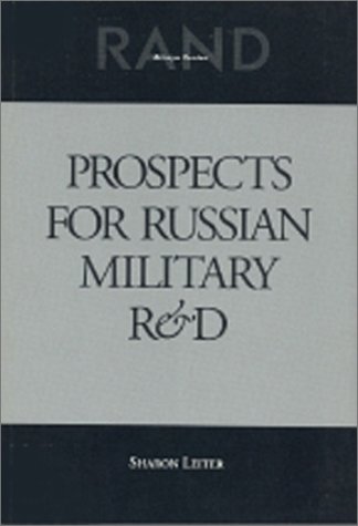 Book cover for Prospects for Russian Military Research and Development