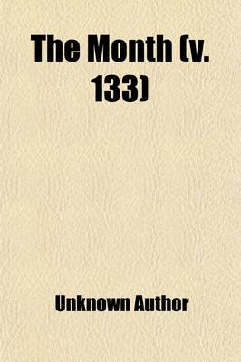 Book cover for The Month (Volume 133)