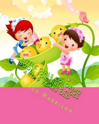 Book cover for Little Girls Coloring Book
