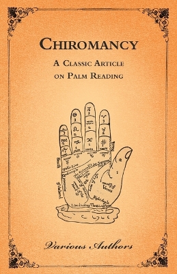 Book cover for The Occult Sciences - Chiromancy Or Palm Reading