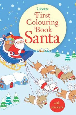 Cover of First Colouring Book Santa