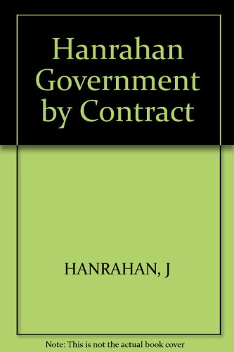 Book cover for GOVERNMENT BY CONTRACT CL