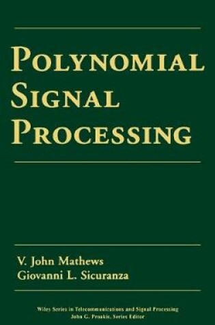 Cover of Polynomial Signal Processing