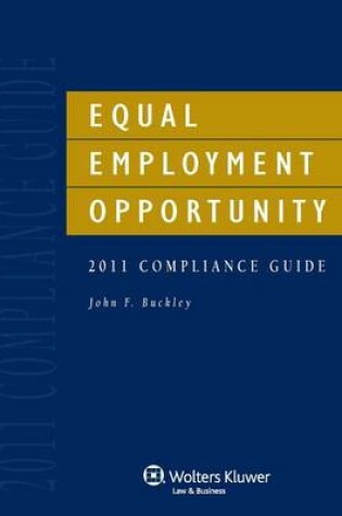 Cover of Equal Employment Opportunity Compliance Guide, 2011 Edition