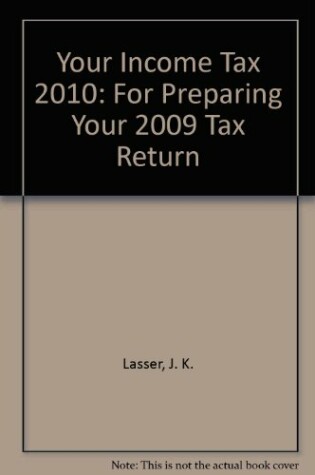 Cover of Your Income Tax 2010