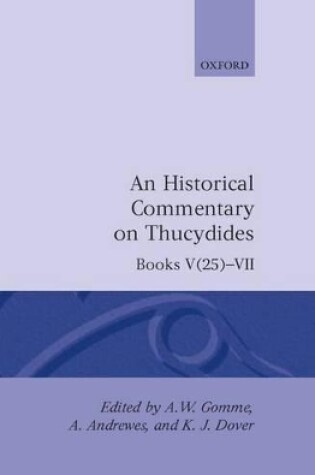 Cover of Volume 4. Books V(25)-VII