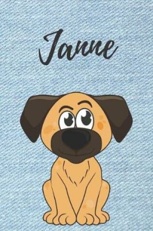 Cover of Janne Hund-Malbuch / Notizbuch Tagebuch