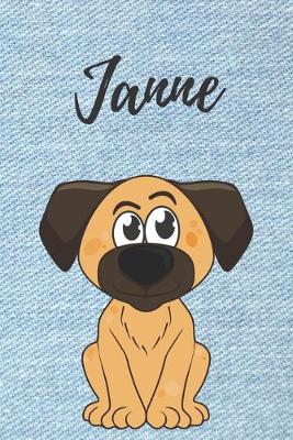 Book cover for Janne Hund-Malbuch / Notizbuch Tagebuch