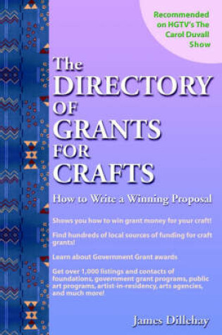 Cover of Directory of Grants for Crafts and How to Write a Winning Proposal