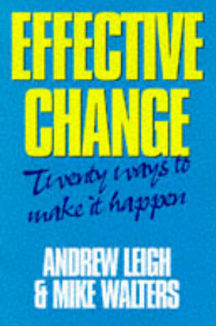 Cover of EFFECTIVE CHANGE