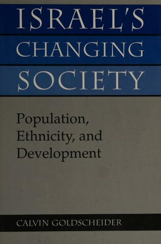 Cover of Israel's Changing Society