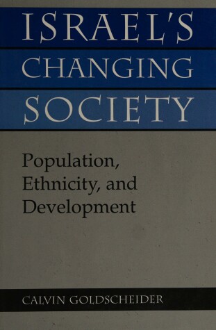 Book cover for Israel's Changing Society