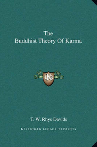 Cover of The Buddhist Theory of Karma