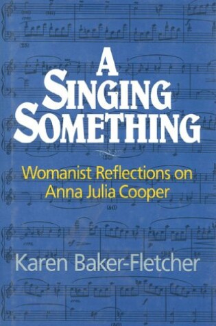 Cover of A Singing Something