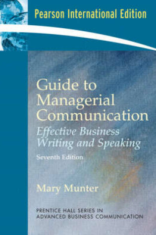 Cover of Guide to Managerial Communication (Guide to Business Communication Series)