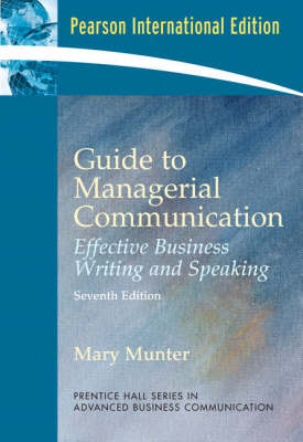 Book cover for Guide to Managerial Communication (Guide to Business Communication Series)