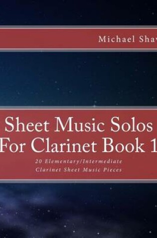 Cover of Sheet Music Solos For Clarinet Book 1