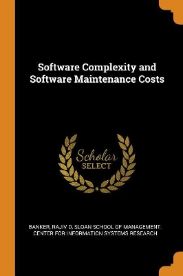 Book cover for Software Complexity and Software Maintenance Costs