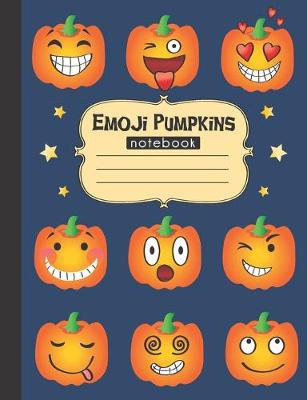 Book cover for Emoji Pumpkins Notebook