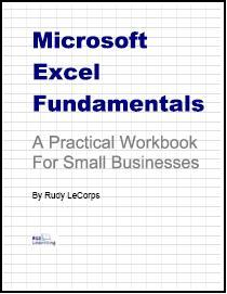 Book cover for Microsoft Excel Fundamentals