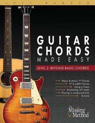 Book cover for Left-Handed Guitar Chords Made Easy, Level 2