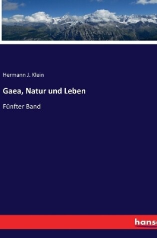 Cover of Gaea, Natur und Leben