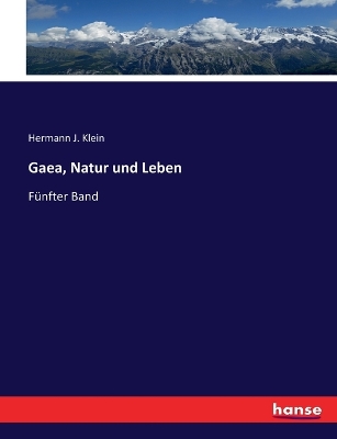 Book cover for Gaea, Natur und Leben