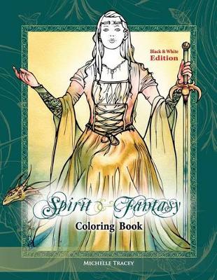 Book cover for Spirit & Fantasy Coloring Book