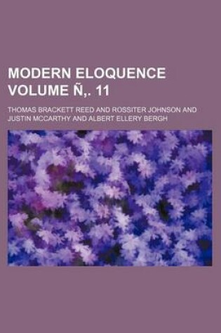 Cover of Modern Eloquence Volume N . 11