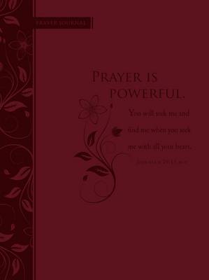 Book cover for Prayer is Powerful Scripture Journal